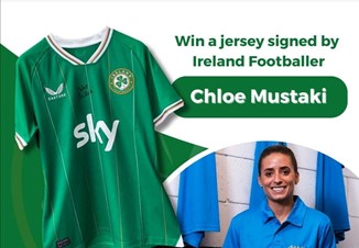 Members Draw to Win a signed Ireland Football Jersey