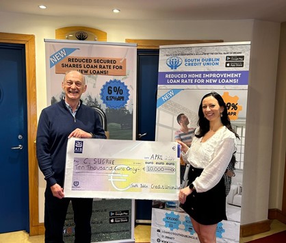 Members Cash Draw Winner - €10,000 April 2024