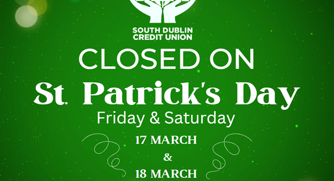 St. Patrick's Weekend Closed