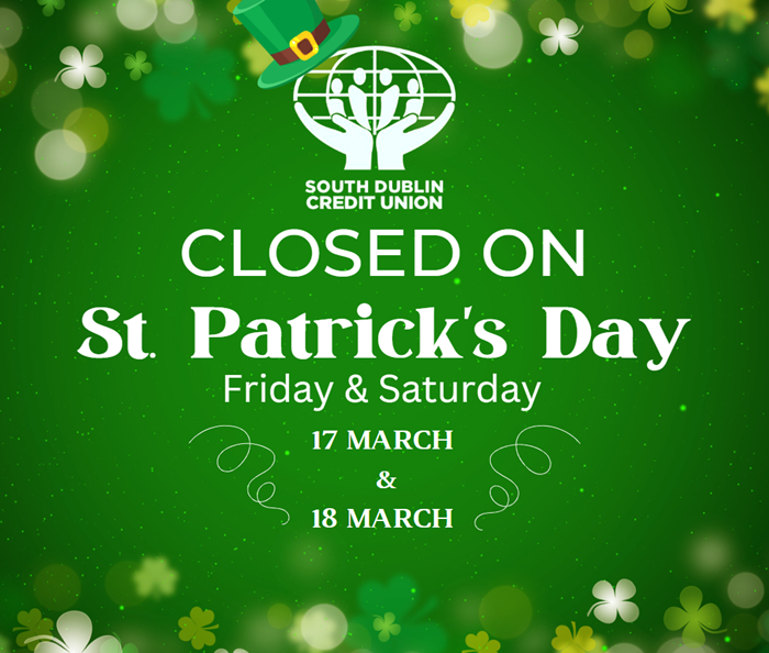 St. Patrick's Weekend Closed