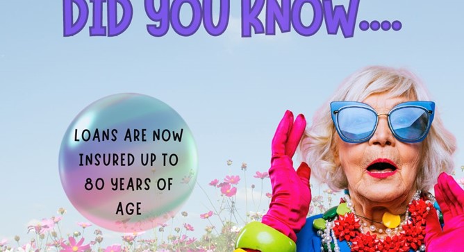 Loan insurance up to 80 years of age